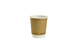 Vegware 8oz Compostable Double Wall Brown Kraft Cup (500) Thumbnail
